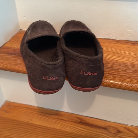 Men’s LL BEAN Brown Suede Slipper - Picture 4 of 6